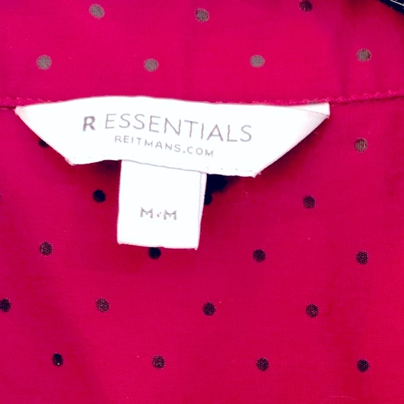 R Essential Burgundy with small black dots (Med) - Picture 3 of 3